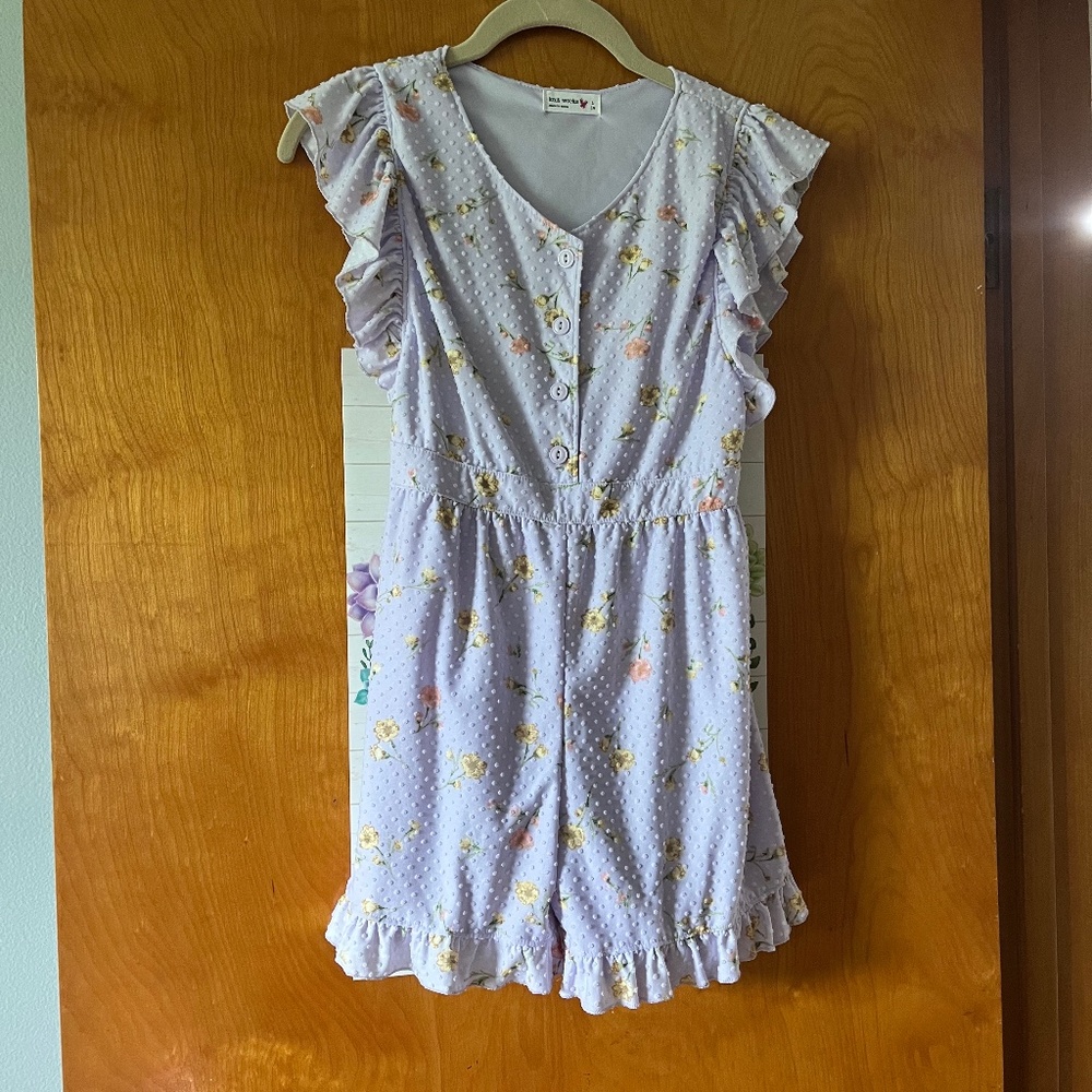 Knit Works Girls Romper Size 14